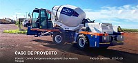 Aimix Large Self Loading Concrete Mixer in Paraguay